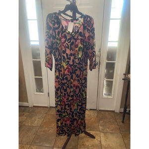 Women's Ashley Stewart burnout Floral Maxi 22